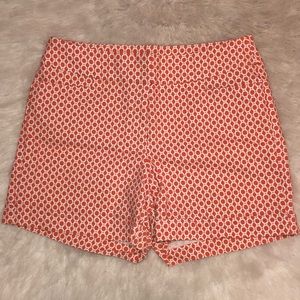 Preppy Patterned Mid-thigh Shorts